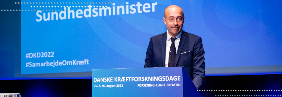 Danske Kræftforskningsdage er blevet det sted, som samler den danske kræftforskning , hvor mere end 500 klinikere, forskere, patienter og beslutningstagere mødes - heriblandt Sundhedsminister Magnus Heunicke.
