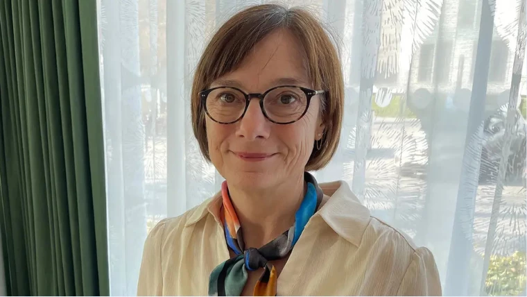 Dorte Jarbøl, medlem af fagligt udvalg fortæller om SAMBLIK-kræft, en klikbar prototype klar til test. Foto: Ugeskrift for Læger